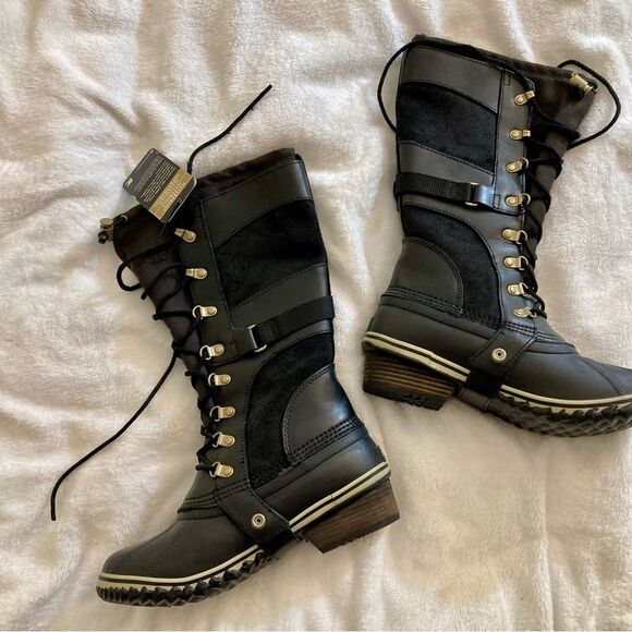 NWT Sorel Carly II Conquest Equestrian Boots 8 - Picture 3 of 9